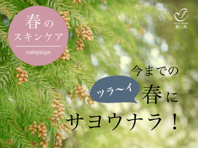 春のスキンケア