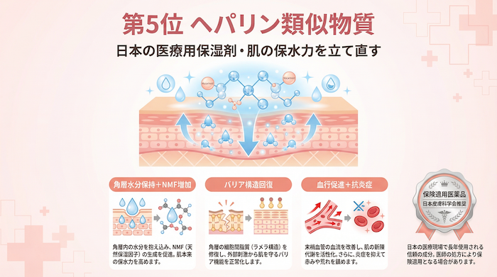 第5位| 【医師解説】乾燥肌を救う保湿成分ランキング2026