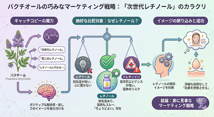 「次世代レチノール」は嘘？バクチオールの仕組みとマーケティングの真実