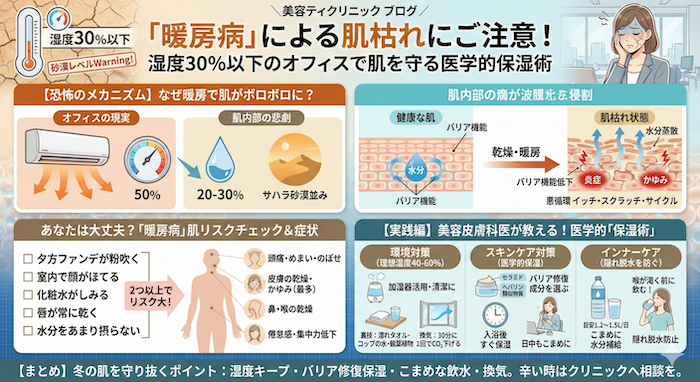 暖房病インフォグラフィック