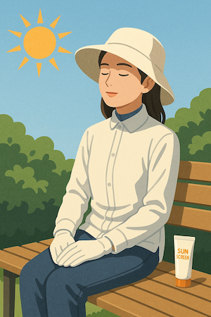 賢い日光浴