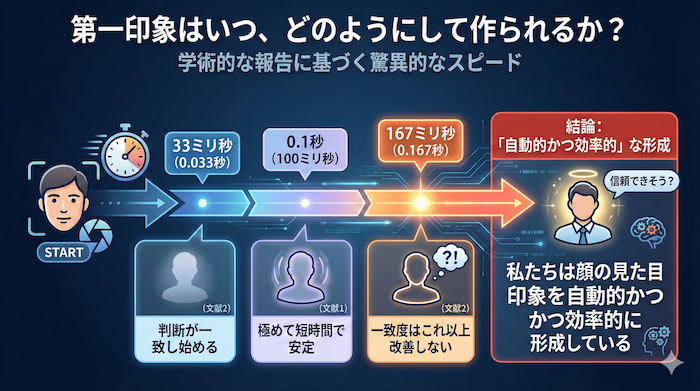 第一印象はどのように作られる?