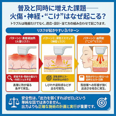 火傷・神経・こけ