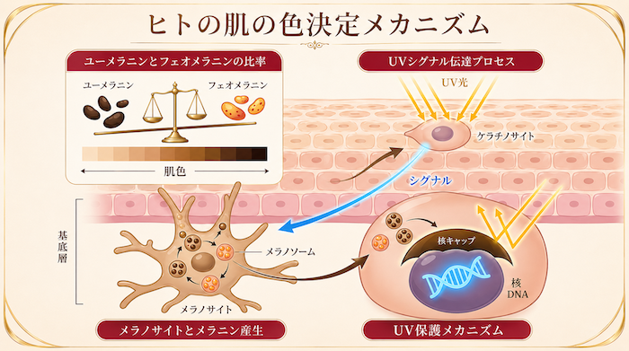 メラニンの仕組み