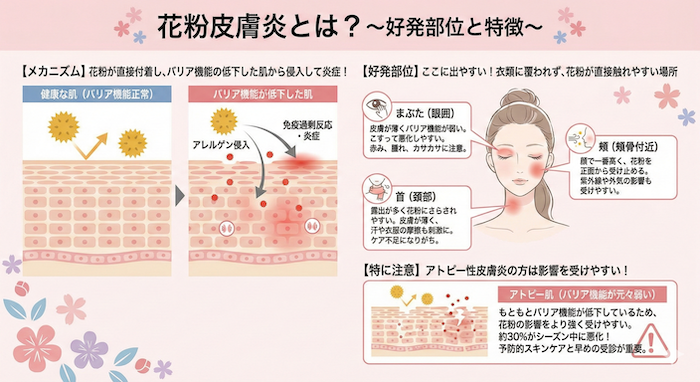 花粉皮膚炎とは