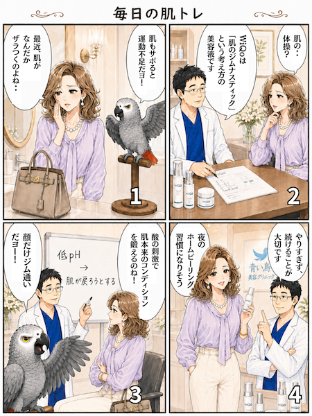 WiQo（ワイコ）美容液フェイスフルイド｜使い方・ホームピーリング｜港